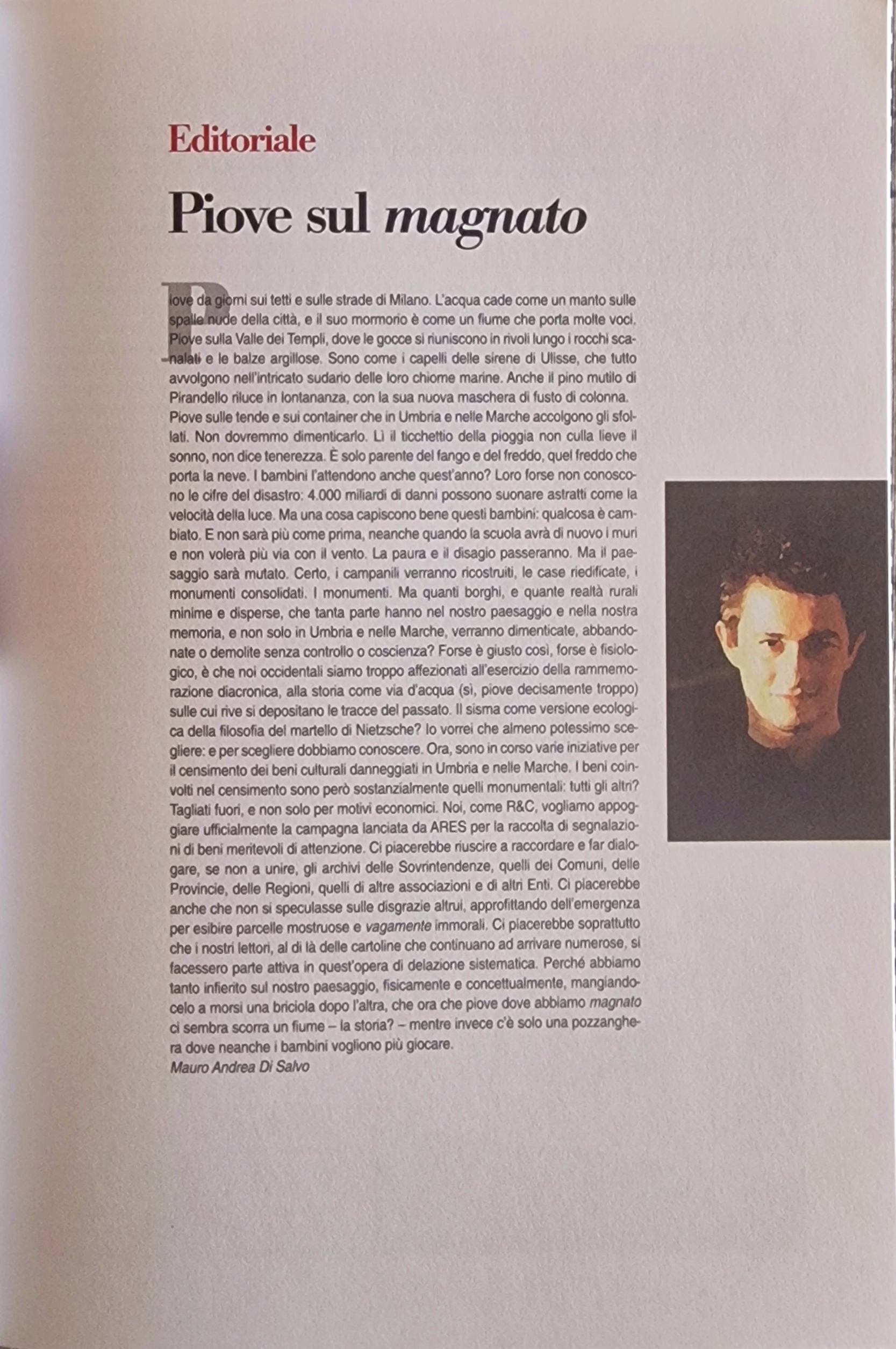 Piove sul magnato